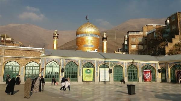 بقعه متبرکه امامزاده داوود در دل کوه های تهران بقعه متبرکه امامزاده داوود در دل کوه های تهران