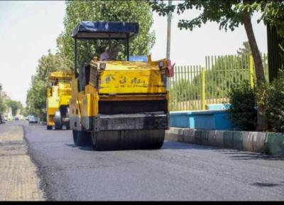 طرح خدمت در منطقه17 کلید خورد ، آسفالت 120خیابان در جنوب غرب تهران